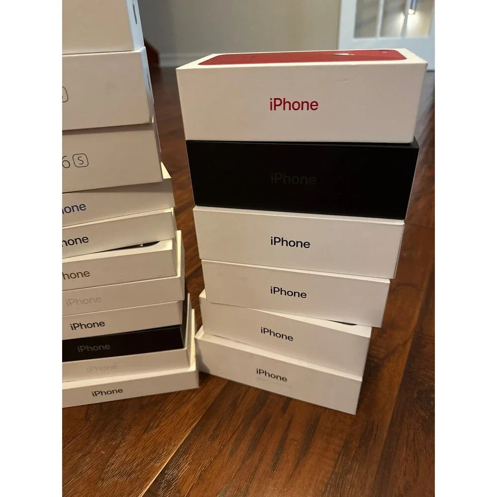 18 Genuine Apple iPhone Empty Boxes OEM Original Packaging Various Models
